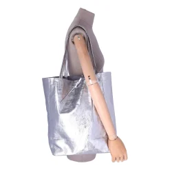 ALEXANDER HEITZShopper Leder Metallic