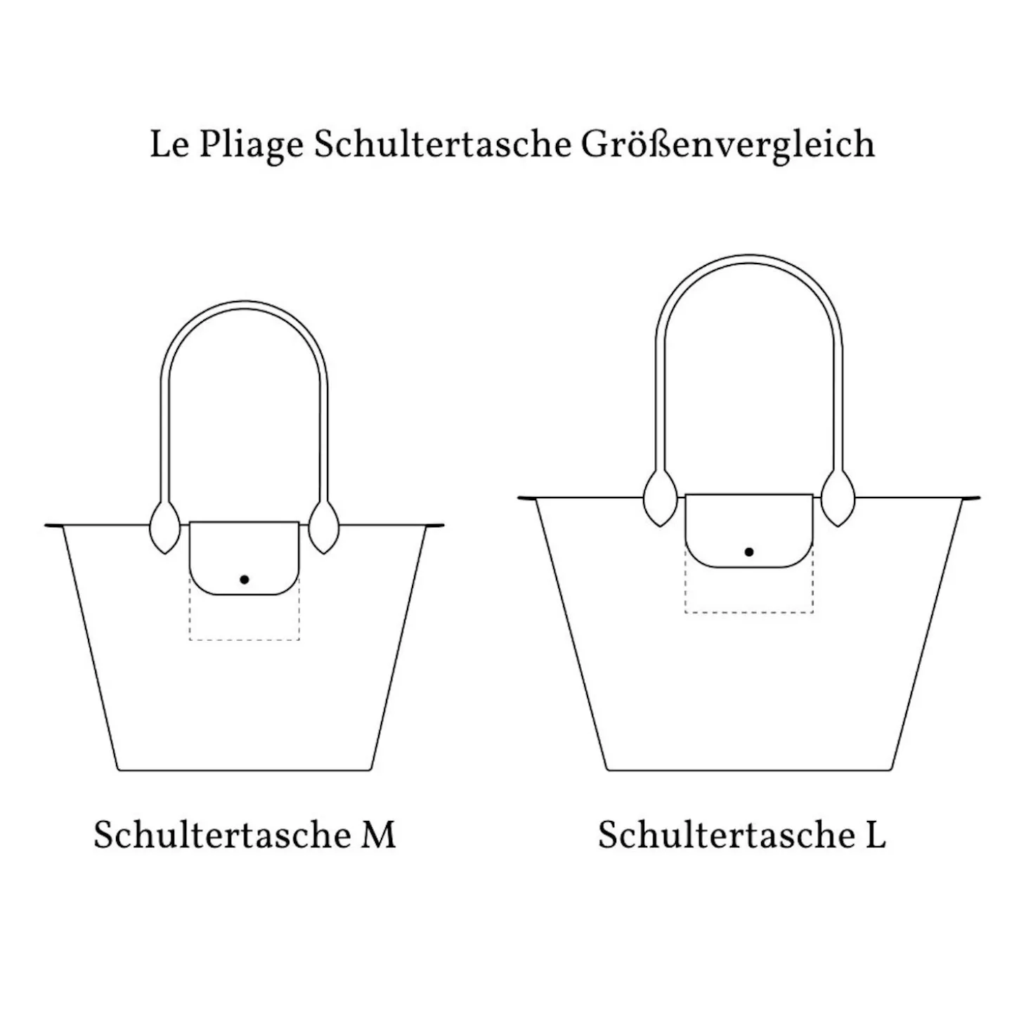 LongchampLe Pliage Schultertasche M