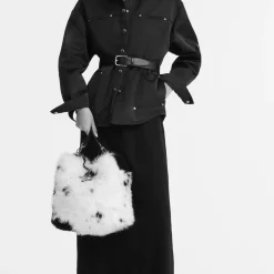 LongchampLe Roseau Shetland Schultertasche M