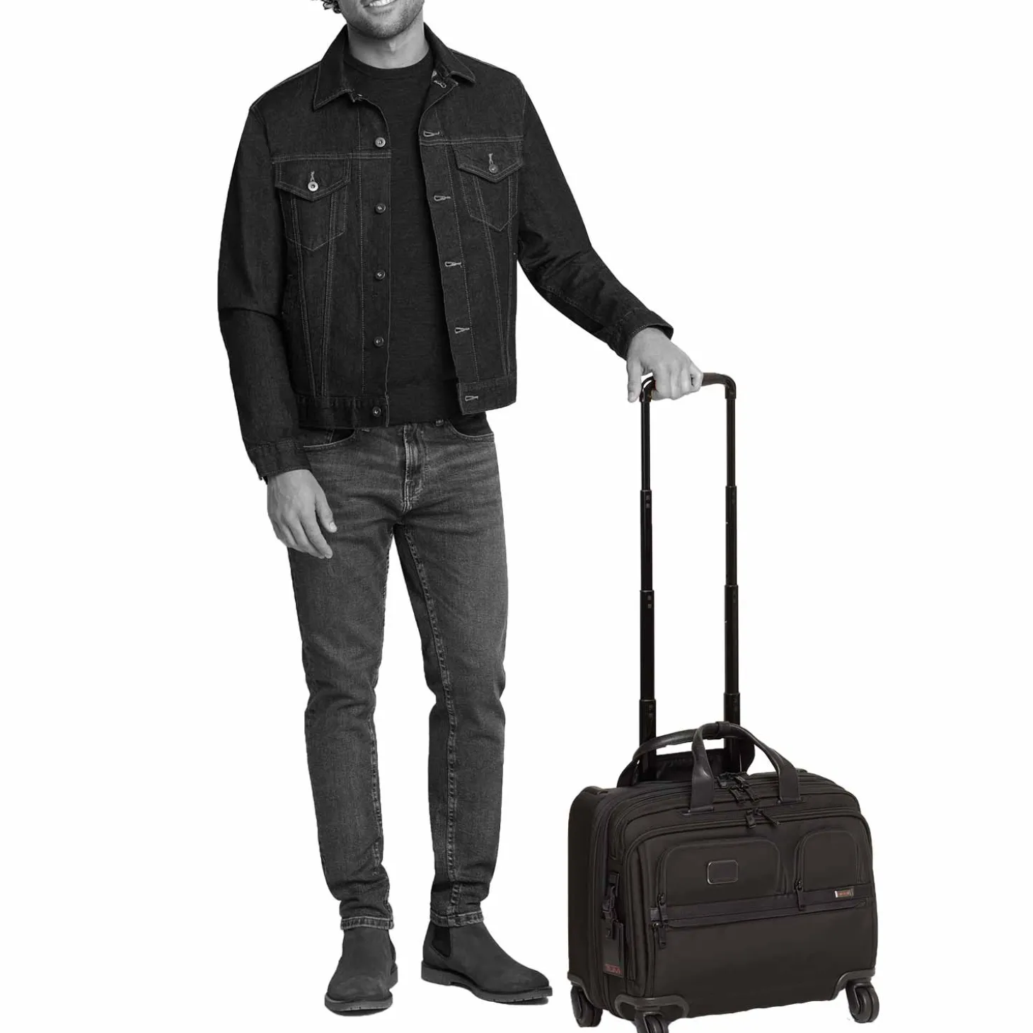 TUMITUMI ALPHA DLX 4 Wheeled Laptop Case Brief